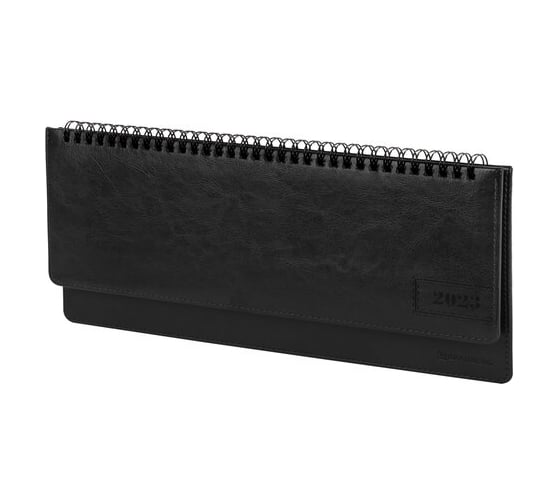 Датированный планинг BRAUBERG Imperial 2023 305x140 мм, под кожу, черный 113994 1