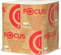 Бумажная салфетка Focus 2-сл 200 шт/уп15 230x168 мм для диспенсера PREMIUM БЕЛАЯ H-5049941n