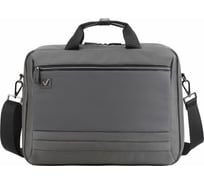 Сумка-портфель с отделением для ноутбука BRAUBERG Expert 15.6", 2 отделения, серая, 30x40x12 см 270825