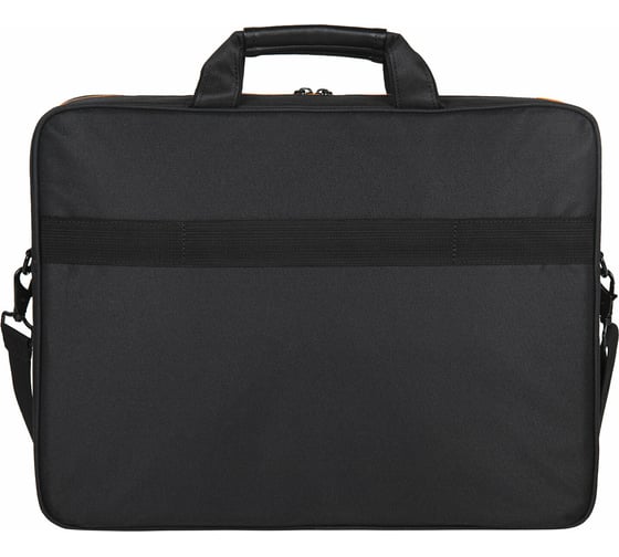 Сумка-портфель с отделением для ноутбука 17.3" BRAUBERG Office, черная, 44x34x6 см 270826