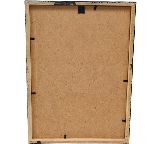 Деревянная рамка ООО Изометрика Galina 21x30 см черная 0117-8-0018