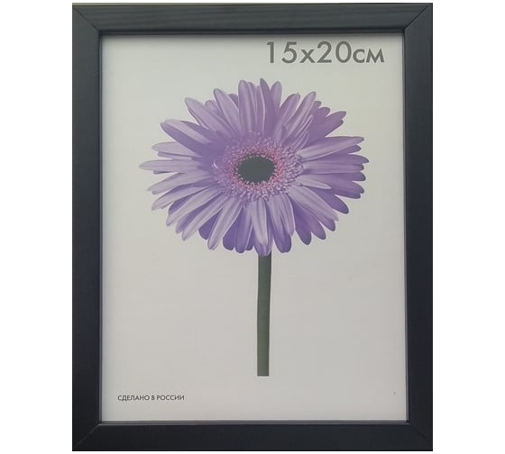 Деревянная рамка ООО Изометрика Galina 30x40 см черная 0117-15-0018 1