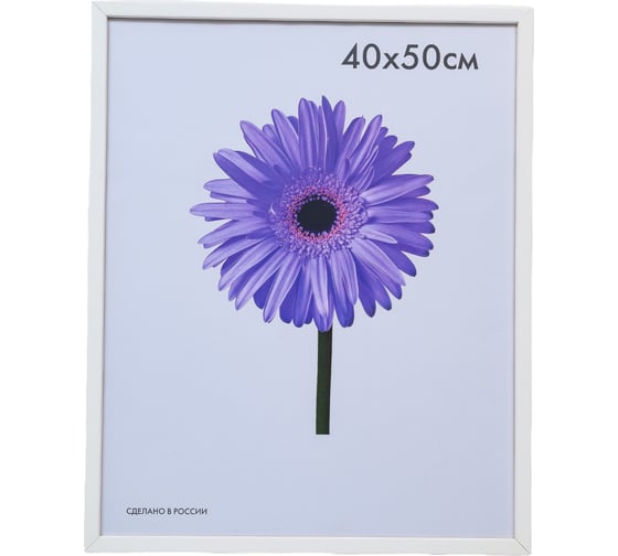 Деревянная рамка ООО Изометрика Galina 40x50 см белая 0117-16-0001 1