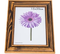 Деревянная рамка ООО Изометрика Polina 15x20 см коричневая 0016-6-0010