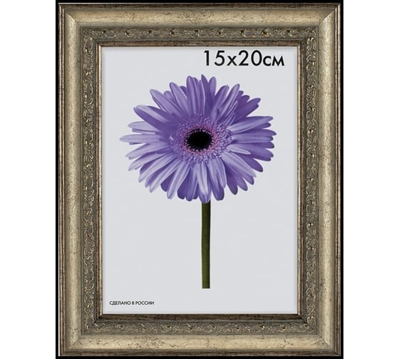 Пластиковая рамка ООО Изометрика Daria 15x20 см старое серебро 0058-6-3030