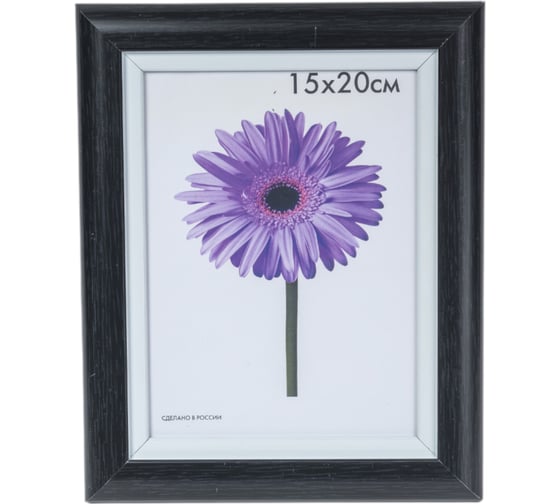 Пластиковая рамка ООО Изометрика Gella 15x20 см черный 0079-6-0164 1