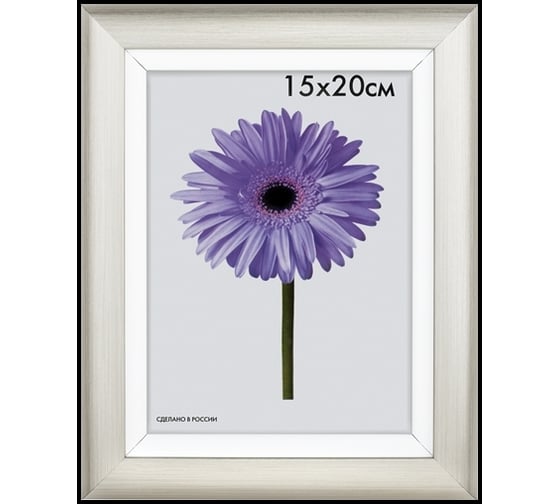 Пластиковая рамка ООО Изометрика Gella 21x30 см серебро 0079-8-0548 1