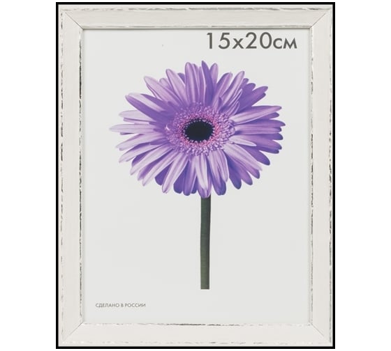Пластиковая рамка ООО Изометрика Viola 30x40 см белая 0118-15-4509 1