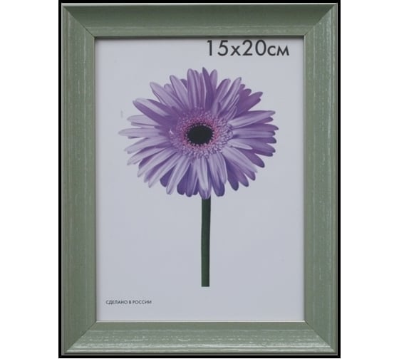 Пластиковая рамка ООО Изометрика Jasmin 15x20 см зеленая 0096-6-3441 1