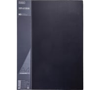 Пластиковая папка Hatber Standard 80 вкладышей А4 корешок 40 мм 800 мкм черная 039798