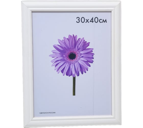 Деревянная рамка ООО Изометрика Diana 30x40 см белая 0007-15-0001