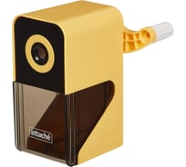 Механическая точилка Attache Bright Colours, авто-фиксация карандаша, желтый 1407296