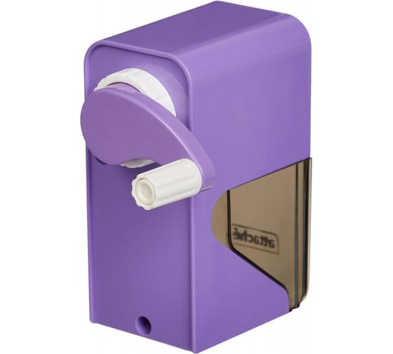 Механическая точилка Attache Bright Colours, авто-фиксация карандаша, фиолетовый 1407297