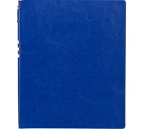 Бизнес-тетрадь Attache Light Book А4 96 листов, клетка, оранжевый срез, кожзам, синий и ручка 1467941