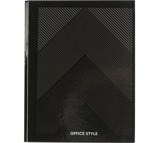 Бизнес-тетрадь Attache Optima А5 120 листов, на кольцах, твердая обложка, матовая ламинация, клетка, черный 1485147