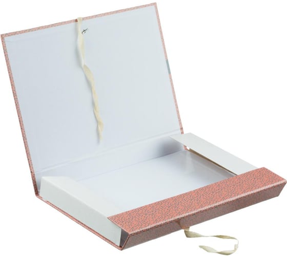 Ламинированная архивная папка Attache Fleur 30 мм на 2-х завязках 1411656
