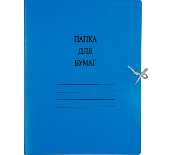 Папка Attache Дело с завязками 300 г/кв м мелованный 4 цвета, 20 шт в упаковке 1413441