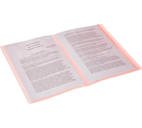Файловая папка Attache Neon на 10 файлов А4 плотность 500 мкм оранжевый 1466542