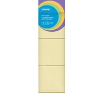 Стикеры Attache Bright colours с клеевым краем 38x51 мм желтый 100 листов 3 шт в наборе 1495380