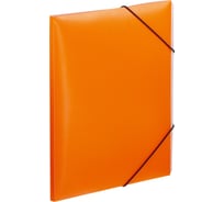 Папка Attache Neon на резинках А4 плотность 500 мкм, оранжевый 1466530