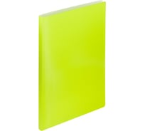 Папка Attache Neon с зажимом А4, плотность 500 мкм, желтый 1466535
