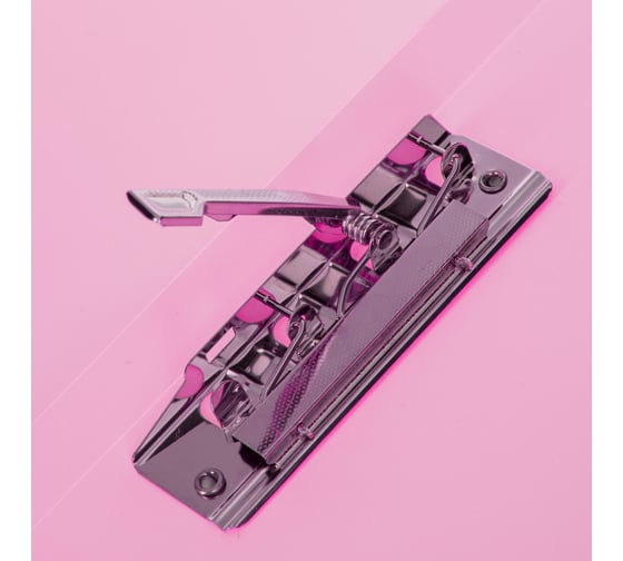 Папка Attache Neon с зажимом А4, плотность 500 мкм, розовый 1466537