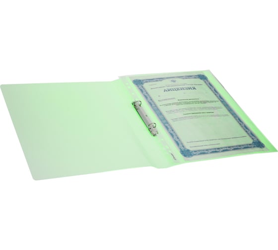 Папка Attache Neon на 2-х кольцах А4 18 мм, плотность 500 мкм, салатовый 1466528