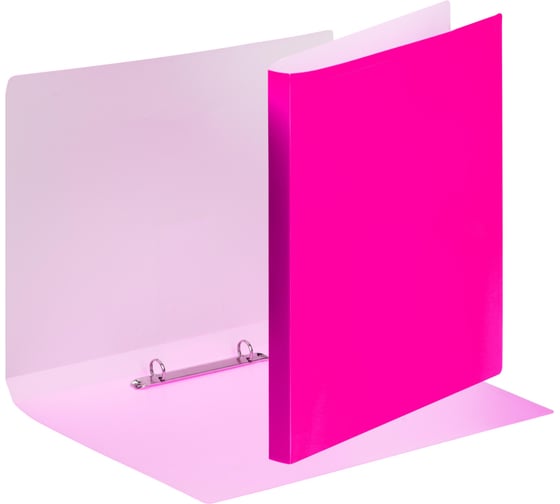 Папка Attache Neon на 2-х кольцах А4 18 мм, плотность 500 мкм, розовый 1466529