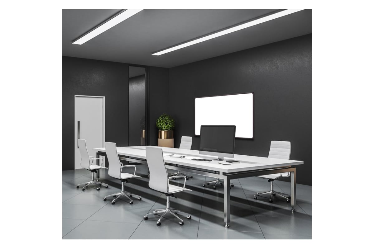 Магнитно-маркерная доска Attache BlackFrame 100x150 см черная рама ...