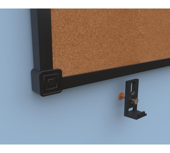 Пробковая доска Attache BlackFrame 60x90 см черная рама 1504382