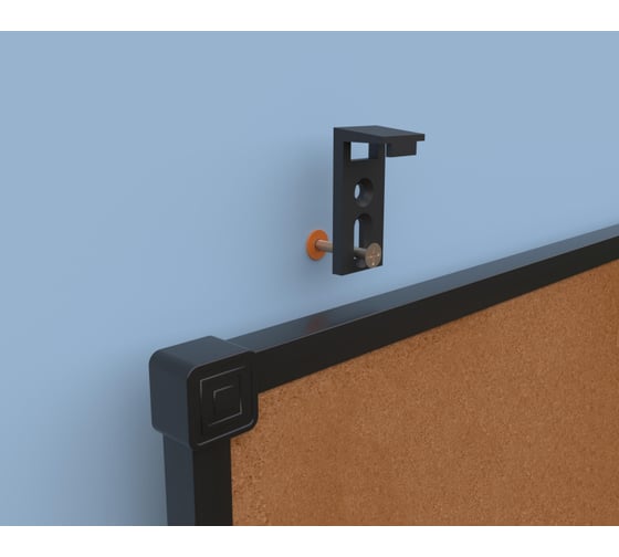 Пробковая доска Attache BlackFrame 90x120 см черная рама 1504383