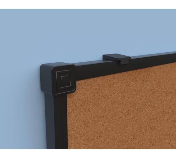 Пробковая доска Attache BlackFrame 90x120 см черная рама 1504383