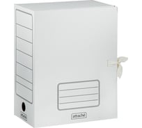 Архивный короб Attache белый 150 мм гофрокартон, 5 шт в упаковке, с завязками 1547369