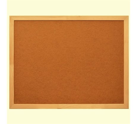 Пробковая доска Attache HDF 60x90 см деревянная рама 1502928