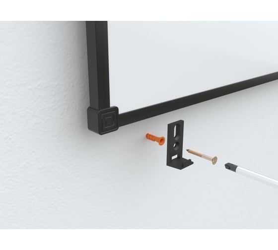 Магнитно-маркерная доска Attache BlackFrame 60x90 см черная рама 1504379