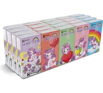 Бумажные платочки World Cart Единорог 4-х слойные, 20 пачек х 9 листов, 21х21 см KGUNC/набор/20