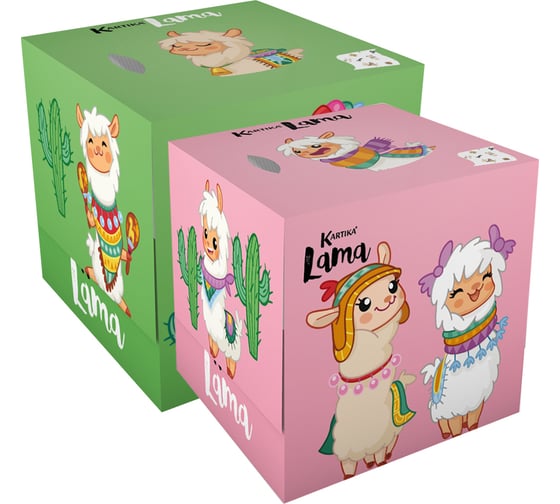 Набор бумажных салфеток World Cart Лама с рисунком, 2 шт. LAM-FC-01/2395