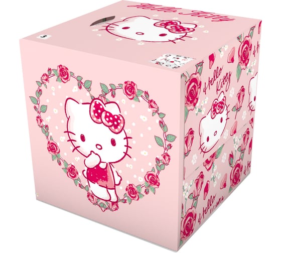 Набор бумажных салфеток World Cart Hello Kitty с рисунком, 2 шт. HLK-FC-01/1237