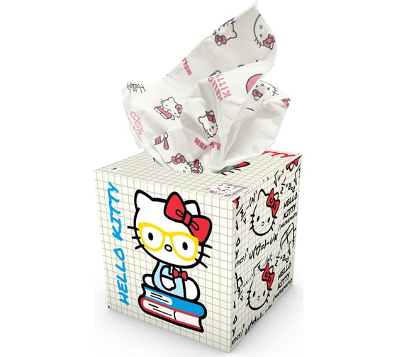 Набор бумажных салфеток World Cart Hello Kitty с рисунком, 2 шт. HLK-FC-01/1237