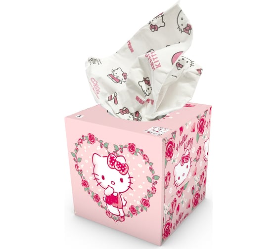Набор бумажных салфеток World Cart Hello Kitty с рисунком, 2 шт. HLK-FC-01/1237
