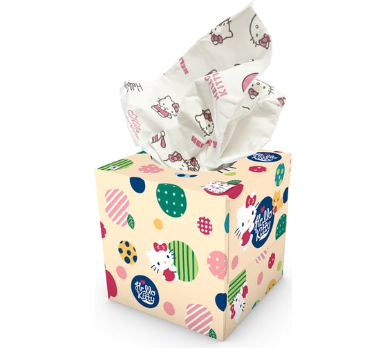 Набор бумажных салфеток World Cart Hello Kitty с рисунком, 2 шт. HLK-FC-01/1244
