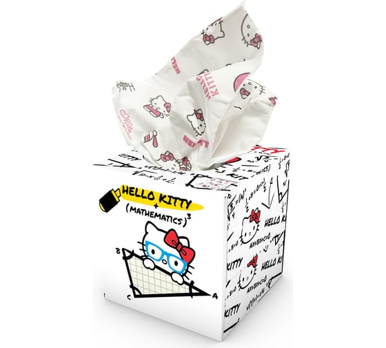 Набор бумажных салфеток World Cart Hello Kitty с рисунком, 2 шт. HLK-FC-01/1251