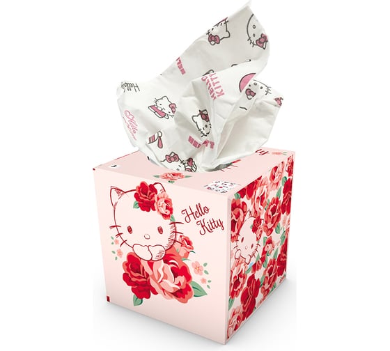 Набор бумажных салфеток World Cart Hello Kitty с рисунком, 2 шт. HLK-FC-01/1251
