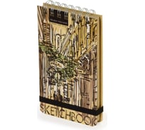 Sketchbook Bruno Visconti BV 105х185 мм, 80 листов, крафт 100 гр, на гребне, 4 вида 1-502/01