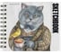 Sketchbook Bruno Visconti BV 180х155 мм, 120 листов, пухлая, 60 гр, на гребне, 4 вида 1-550/01 2