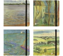 Sketchbook Bruno Visconti BV 200х200 мм, 80 листов, бежевый 100 гр, в твердом переплете, 4 вида 1-512/02