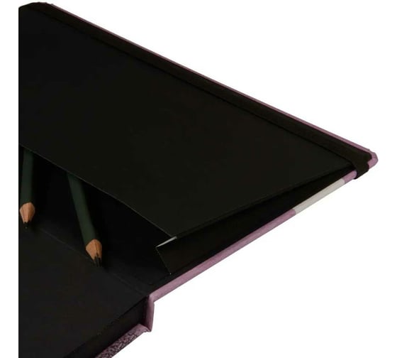 Sketchbook Bruno Visconti BV 179х250 мм, 80 листов, черный 110 гр, в твердом переплете, 4 вида 1-513/03