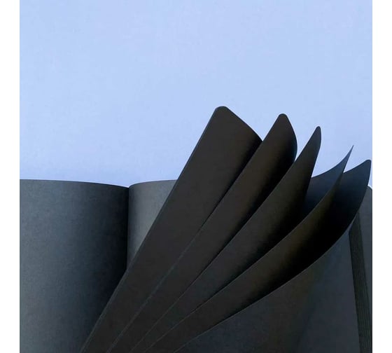 Sketchbook Bruno Visconti BV 179х250 мм, 80 листов, черный 110 гр, в твердом переплете, 4 вида 1-513/03