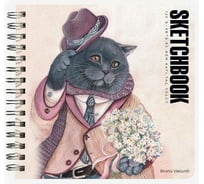 Sketchbook Bruno Visconti BV 200х205 мм, 120 листов, пухлая 60 гр, на гребне, 4 вида 1-551/01