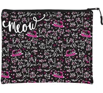 Папка на молнии Bruno Visconti КОНТУРНЫЕ КОТЯТА силикон, ФА5+ 26х20 см 14-005/03